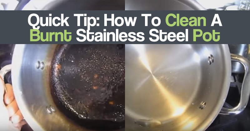 DIY Craft Zone How To Clean A Burnt Stainless Steel Pot DIY Craft Zone