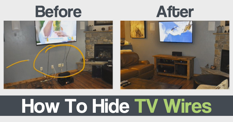 How to Hide TV Wires?